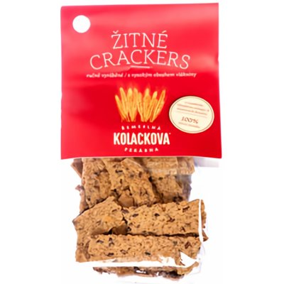 Koláčkova pekárna Bio žitné crackers 90g – Zboží Dáma