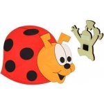 DoDo Dřevěné dekorační magnetky magnetka Beruška – Zboží Dáma