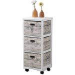 Kesper Pojízdný regál se 3 boxy 78 x 32 x 31 cm – Hledejceny.cz