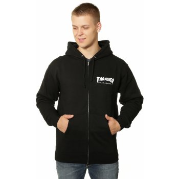 Thrasher Magazine Zip Hoody černá