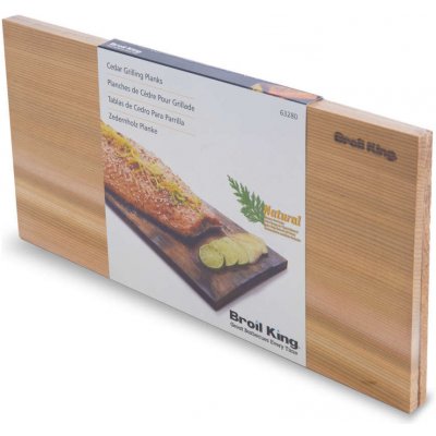 Grilovací prkénko cedr 19x38 cm (2 ks) Broil King – Zboží Mobilmania