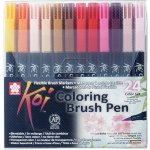 Sakura Koi Coloring Brush pen Štětcové pero Akvarel sada 24 ks – Zboží Dáma