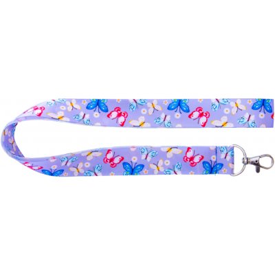 Šňůrka na krk Popruh satén dlouhý motýl – Zboží Dáma