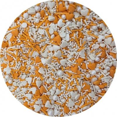 Cukrové zdobení Oranžový mix 80g - I LOVE CAKES – Zboží Dáma