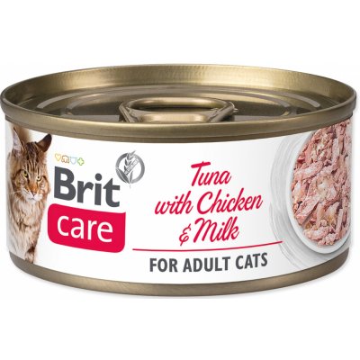 Brit Care Cat CANS Tuna with Chicken And Milk fillets 70 g – Hledejceny.cz