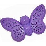 SodaPup Nylonový motýl, kousací - fialový 17,1 cm x 9,5 cm – Zboží Mobilmania