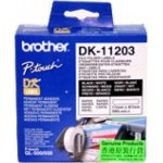 Brother 17mm x 87mm, bílá, 300 etiket, DK11203 – Zboží Mobilmania