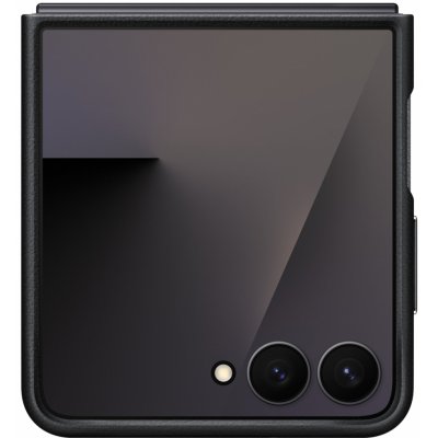 Samsung Z Flip7 Ochranný kryt z veganské kůže černý EF-VF766PBEGWW – Sleviste.cz