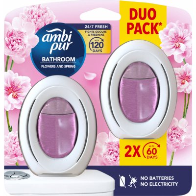 Ambi Pur osvěžovač do koupelny Flowers&Spring 2 x 7,5 ml – Sleviste.cz