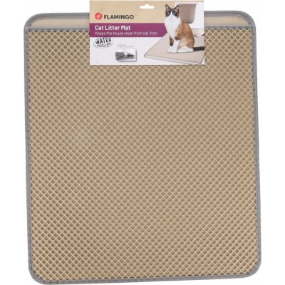 Flamingo Matz Podložka před toaletu béžová 60 x 70 cm – Zboží Mobilmania