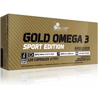 Olimp Omega 3 Sport Edition omega 3 mastné kyseliny 120 kapslí