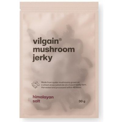 Vilgain Houbové jerky Himalájská sůl 30 g – Sleviste.cz