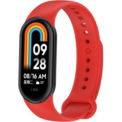 ESES Silikonový řemínek pro Xiaomi Mi Band 8 - Červený 1530003639 – Zboží Mobilmania