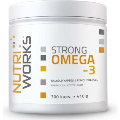 Nutri Works Strong Omega 3 300 kapslí + dárek