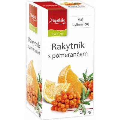 Apotheke Natur Rakytník s pomerančem čaj 20 x 2 g – Zbozi.Blesk.cz