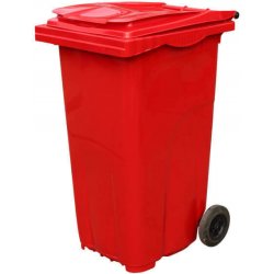 TAVOBAL plastová popelnice 240 l červená