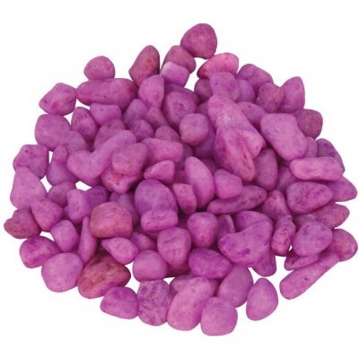 Happet štěrk neonově světle fialový 15 mm 0,5 kg – Sleviste.cz