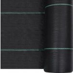 Greatstore Mulčovací netkaná textilie proti plevelu a kořenům 2 x 100 m PP – Zboží Dáma