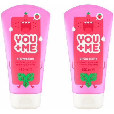 You & Me Lubricant 150 ml Strawberry – Zbozi.Blesk.cz