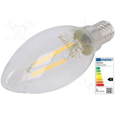 Philips 8718699777531 žárovka LED teple bílá E14 230VAC 250lm P 2W 2700K CRImin 80 – Hledejceny.cz