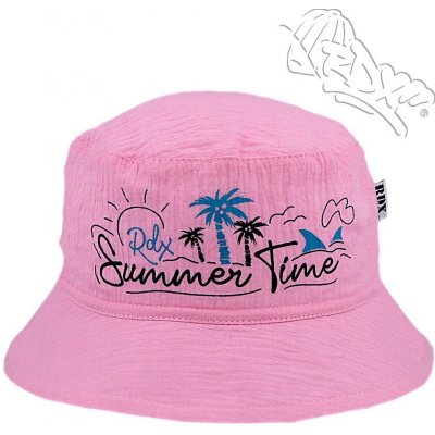 RDX Dívčí letní klobouk Summer Time Růžový – Zboží Mobilmania