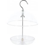 Esschert Design Závěsné krmítko pro ptáky Round 21,5 x 15,5 cm plast transparentní – Hledejceny.cz