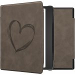 KW Mobile Brushed Heart 23RU003C pro Pocketbook 700 Era / 700 Era Color šedé – Hledejceny.cz