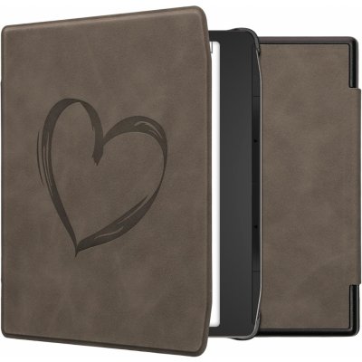 KW Mobile Brushed Heart 23RU003C pro Pocketbook 700 Era / 700 Era Color šedé – Hledejceny.cz