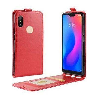 Pouzdro Holder PU kožené flipové Xiaomi Redmi Note 6 Pro - červené – Zbozi.Blesk.cz