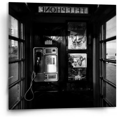 Sablio Obraz Telefonní budka - 110x110 cm – Hledejceny.cz
