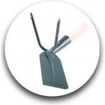 Fed plochá s 2 hroty s násadou 100cm 103/1000 – Zboží Dáma