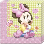 Procos Minnie Baby ubrousky žluto růžové 20ks 33x33 – Zbozi.Blesk.cz