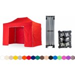 TENTino SMALL HEXAGON 3x4,5 m 7A - ČERVENÁ – Hledejceny.cz