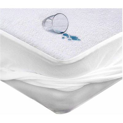 4sleep froté prostěradlo nepropustné bílé 180x200 – Zboží Mobilmania