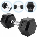 Trexo Pevné potažené/gumované činky 1 x 7,5 kg – Hledejceny.cz