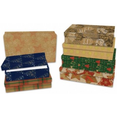 Stil Vánoční dárková krabice Lux set C 7 ks 501199 – Hledejceny.cz