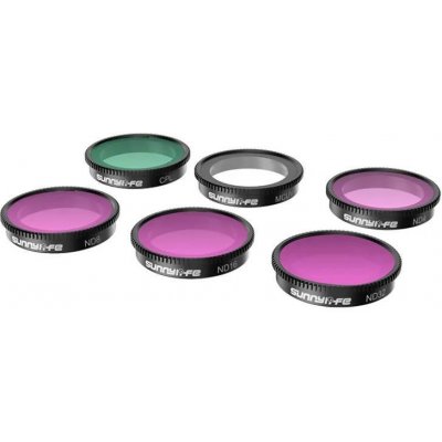 SunnyLife Sada 6 filtrů MCUV+CPL+ND4+ND8+ND16+ND32 pro Insta360 GO 3/2 IST-FI9317 – Zboží Živě