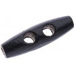 Knoflík 40 mm oliva Varianta: černá – Zbozi.Blesk.cz