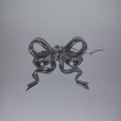 DECOLED Mašle, 9 x 8 cm, stříbrná – Hledejceny.cz