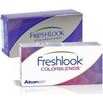 Alcon FreshLook ColorBlends Brown nedioptrické 2 čočky