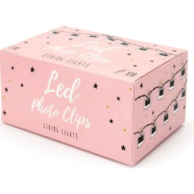 LED světelný řetěz s klipy na fotky 10 klipů 1 4 m – Zboží Dáma