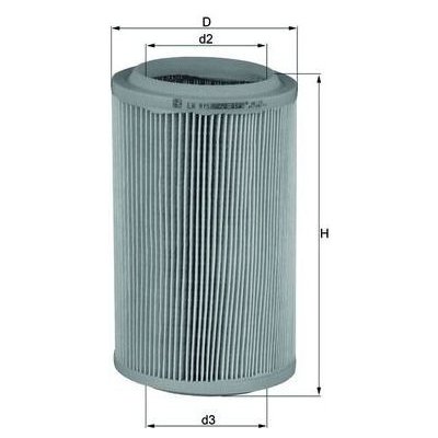 Vzduchový filtr MAHLE LX 915 – Hledejceny.cz