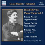 Artur Schnabel - Beethoven - Piano Works Vol. 7 - 1932-35 - Sonatas Nos. 22-26 – Hledejceny.cz