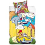 Carbotex povlečení Tom a Jerry ve žlutém kabrioletu 140x200 70x90 – Hledejceny.cz