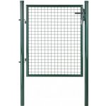 DEMA Plotová branka jednokřídlová 100x120 cm, zelená 31331D – Sleviste.cz