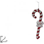 PROHOME Dekorace vánoční hůlka 38cm – Hledejceny.cz