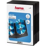 Hama obal na DVD 00051186 4 CD/DVD/Blu-ray černá polypropylen 5 ks – Zboží Živě