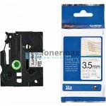 Brother TZe-N201, 3,5 mm, nelaminovaná bílá páska / černý tisk originální – Zboží Živě