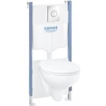 GROHE Solido tlačítko Sail chrom + sedátko 39415000 – Sleviste.cz