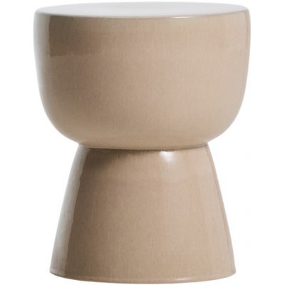 Kave Home Mesquida 36 cm Béžový zahradní stolek – Hledejceny.cz